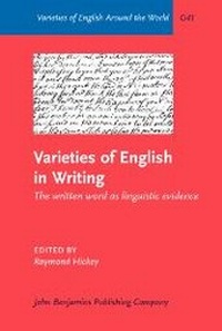 Enlarge image Cover: Varieties of English in Writing - John Benjamins Publishing Company