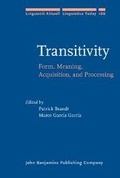 Cover: Transitivity - John Benjamins Publishing Company