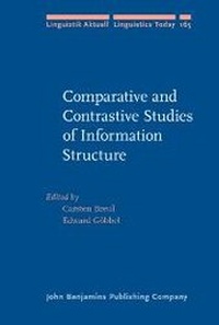 Abbildung von: Comparative and Contrastive Studies of Information Structure - John Benjamins Publishing Company