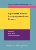 Cover: Experimental Methods in Language Acquisition Research - John Benjamins Publishing Company