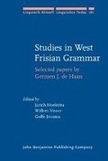 Cover: Studies in West Frisian Grammar - John Benjamins Publishing Company