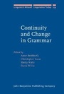 Cover: Continuity and Change in Grammar - John Benjamins Publishing Company