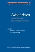 Cover: Adjectives - John Benjamins Publishing Company