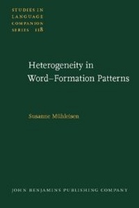 Abbildung von: Heterogeneity in Word-Formation Patterns - John Benjamins Publishing Company