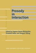 Cover: Prosody in Interaction - John Benjamins Publishing Company