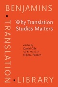 Cover: Why Translation Studies Matters - John Benjamins Publishing Company