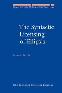Enlarge image Cover: The Syntactic Licensing of Ellipsis - John Benjamins Publishing Company