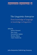 Cover: The Linguistics Enterprise - John Benjamins Publishing Company