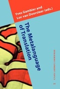 Cover: The Metalanguage of Translation - John Benjamins Publishing Company