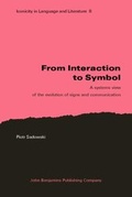 Cover: From Interaction to Symbol - John Benjamins Publishing Company