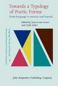 Enlarge image Cover: Towards a Typology of Poetic Forms - John Benjamins Publishing Company