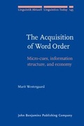 Cover: The Acquisition of Word Order - John Benjamins Publishing Company