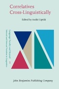 Cover: Correlatives Cross-Linguistically - John Benjamins Publishing Company