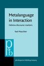 Cover: Metalanguage in Interaction - John Benjamins Publishing Company