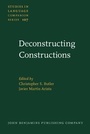 Cover: Deconstructing Constructions - John Benjamins Publishing Company
