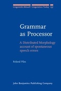 Cover: Grammar as Processor - John Benjamins Publishing Company
