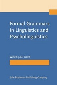 Abbildung von: Formal Grammars in Linguistics and Psycholinguistics - John Benjamins Publishing Company