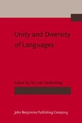 Cover: Unity and Diversity of Languages - John Benjamins Publishing Company