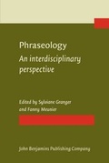 Cover: Phraseology - John Benjamins Publishing Company