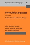 Cover: Formulaic Language - John Benjamins Publishing Company