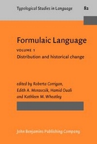 Enlarge image Cover: Formulaic Language - John Benjamins Publishing Company
