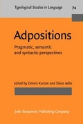 Cover: Adpositions - John Benjamins Publishing Company