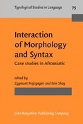 Cover: Interaction of Morphology and Syntax - John Benjamins Publishing Company