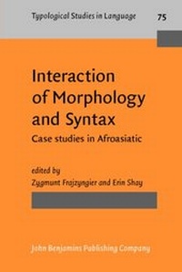 Enlarge image Cover: Interaction of Morphology and Syntax - John Benjamins Publishing Company