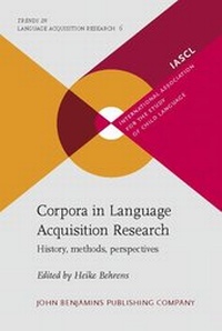 Abbildung von: Corpora in Language Acquisition Research - John Benjamins Publishing Company