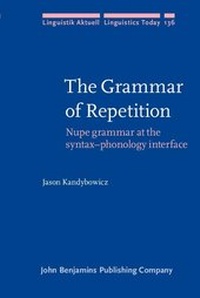 Enlarge image Cover: The Grammar of Repetition - John Benjamins Publishing Company