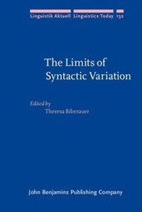 Enlarge image Cover: The Limits of Syntactic Variation - John Benjamins Publishing Company