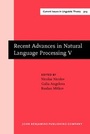 Cover: Recent Advances in Natural Language Processing V - John Benjamins Publishing Company