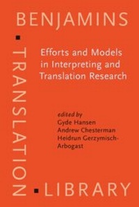 Enlarge image Cover: Efforts and Models in Interpreting and Translation Research - John Benjamins Publishing Company