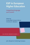 Cover: ESP in European Higher Education - John Benjamins Publishing Company