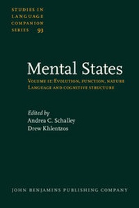 Abbildung von: Mental States - John Benjamins Publishing Company