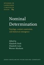 Cover: Nominal Determination - John Benjamins Publishing Company