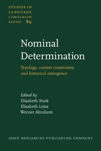 Enlarge image Cover: Nominal Determination - John Benjamins Publishing Company