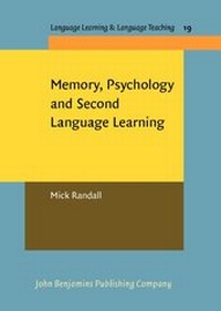 Abbildung von: Memory, Psychology and Second Language Learning - John Benjamins Publishing Company