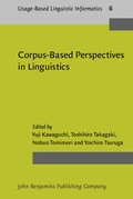 Cover: Corpus-Based Perspectives in Linguistics - John Benjamins Publishing Company