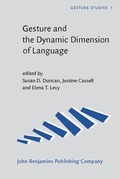 Cover: Gesture and the Dynamic Dimension of Language - John Benjamins Publishing Company