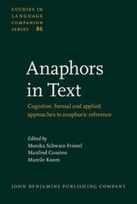 Abbildung von: Anaphors in Text - John Benjamins Publishing Company