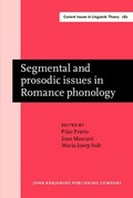 Cover: Segmental and prosodic issues in Romance phonology - John Benjamins Publishing Company