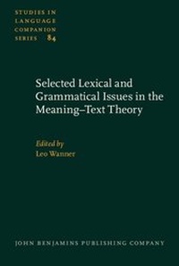 Abbildung von: Selected Lexical and Grammatical Issues in the Meaning-Text Theory - John Benjamins Publishing Company