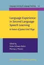 Cover: Language Experience in Second Language Speech Learning - John Benjamins Publishing Company