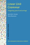Cover: Linear Unit Grammar - John Benjamins Publishing Company