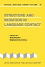 Cover: Structure and Variation in Language Contact - John Benjamins Publishing Company