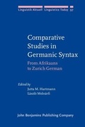 Cover: Comparative Studies in Germanic Syntax - John Benjamins Publishing Company