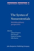 Cover: The Syntax of Nonsententials - John Benjamins Publishing Company
