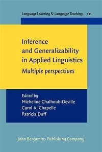 Enlarge image Cover: Inference and Generalizability in Applied Linguistics - John Benjamins Publishing Company