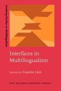 Cover: Interfaces in Multilingualism - John Benjamins Publishing Company